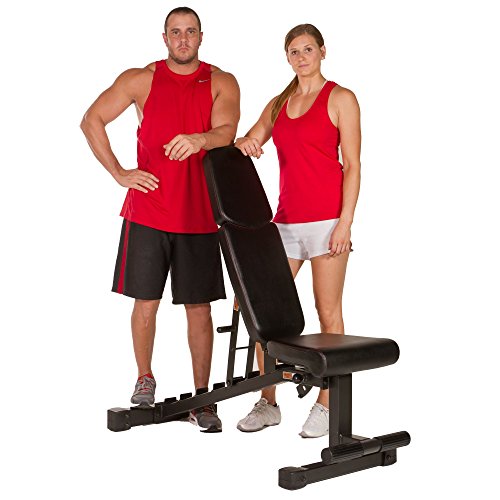 XMark 9010 Adjustable Weight Bench, 1500 lb Weight Capacity, Flat Incline Decline Weight Bench, Utility Bench, Dumbbell Bench Adjustable, Multi-Purpose, Adjustable Bench For Weight Lifting