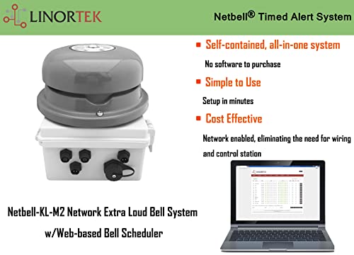Netbell-KL-M2 Automatic All-in-One Extra Loud Break Bell System