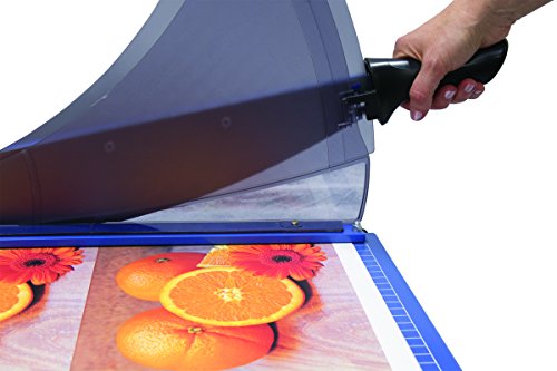 United T18P 18" Professional-Grade Guillotine Paper Trimmer, 40 Sheet Capacity, Blue
