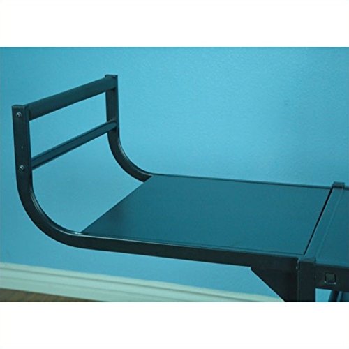 VTI Large Flat Panel 80" Monitor Cabinet Cart in Powder Paint