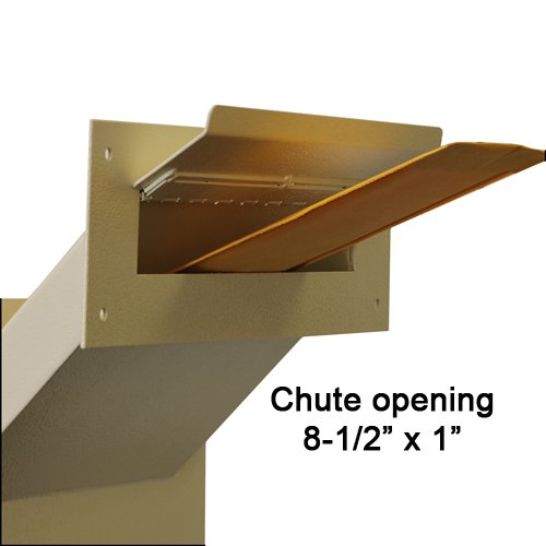 Protex WDC-160 Protex Wall Drop Box w/ Adjustable Chute,Beige