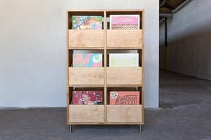 Lschool Record Storage Cabinet, 6-Drawer, Vertical