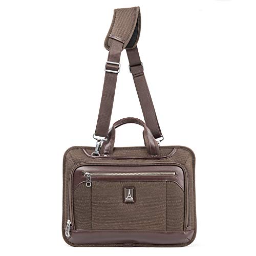 Travelpro Travlepro Luggage Platinum Elite 16" Carry-on Slim Business Computer Briefcase, Rich Espresso, One Size