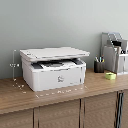 HP Laserjet MFP M140we Wireless Monochrome Printer with HP+ and Bonus 6 Months Instant Ink, Print & Copy & Scan, Mobile Printing, 21 ppm, Intuitive Control Panel, Wi-Fi, USB 2.0, Bundled Printer Cable