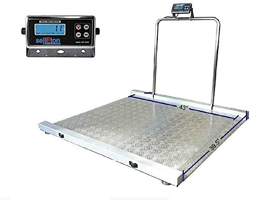 Selleton Wheel Chair Drum Scale Aluminium 1000 lb x .2 lb