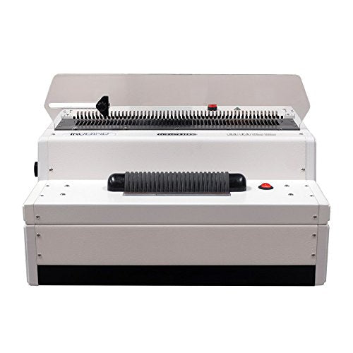 TruBind Heavy-Duty Electric Coil-Binding Machine - TB-SD600 - With Electric Coil Inserter and Foot Pedal - 25 Sheet Capacity - Binds Up to 2-Thick Books - Affordable Office Book Binding