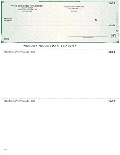 CheckSimple Laser Business Checks, High Security - Compatible with QuickBooks/Quicken (5000 Qty) - Custom