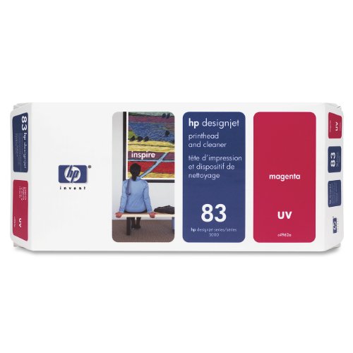 HP 83 C4962A UV Printhead and Printhead Cleaner for DesignJet 5000 series, Magenta