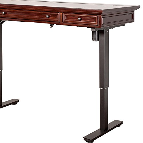 Martin Furniture MV384T-KIT Mount View Electric Sit/Stand, Brown