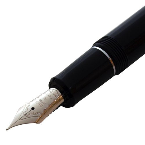 Pilot Fountain Pen Custom Heritage 912, Black Body, SF-Nib