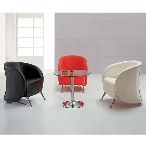 Flash Furniture HERCULES Jet Series Red Leather Lounge Chair