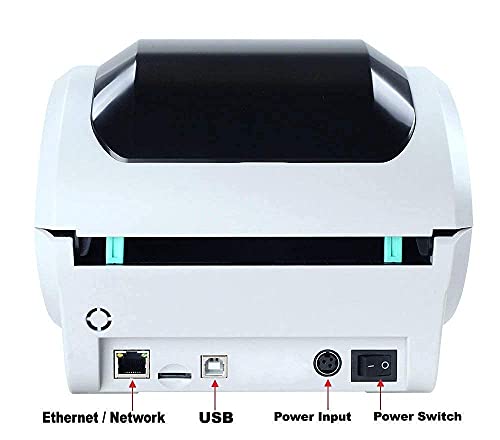 Arkscan 2054A USB + Ethernet/LAN Shipping Label Printer, Support Amazon Ebay PayPal Etsy Shopify Shipstation Stamps.com Ups USPS FedEx DHL On Windows & Mac, w/ 1 Roll of 4x6 Shipping Label