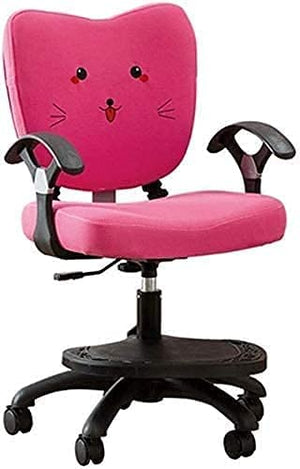 UsmAsk Office Swivel Chair Height Adjustable Computer Desk Home Work Chair - Pink