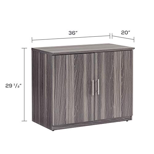 Safco Products MSCLGS Medina Cabinet, 36", Gray Steel