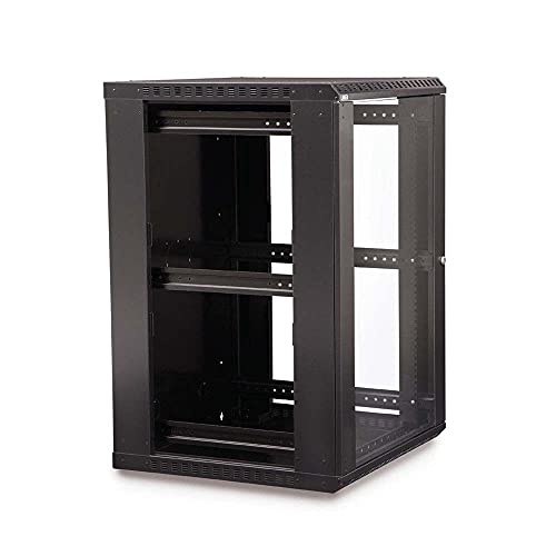 Kendall Howard 18U LINIER Fixed Wall Mount Cabinet with Glass Door