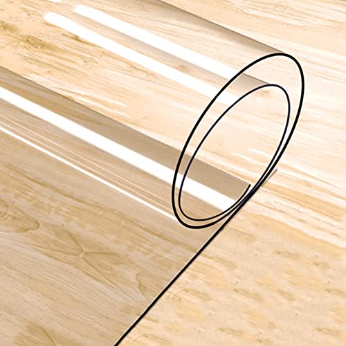 JYDQM Clear Vinyl Plastic Floor Runner Protector Mat for Carpet Floors, Non-Slip Chair Mat (1.5x7m)