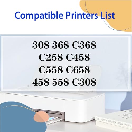 LISTWA Compatible Replacement DV-313 Developer Kit for Konica Minolta Printers, High Yield 300,000 Pages Black*2