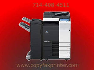 Konica Minolta Bizhub C654e Copier Printer Scanner Network with Staple Finisher