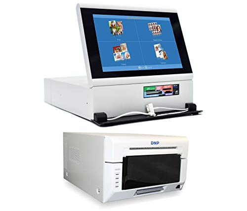 DNP DS-Tmini 10.1" Portable Touch Panel Order Terminal Kiosk with DNP DS620A Compact Professional Event & Photo Booth Portrait Digital Printer + 3 Year Advanced Exchange Printer Warranty