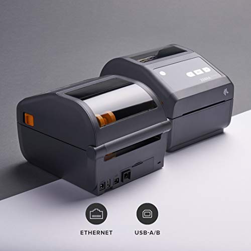 Zebra ZD420d Direct Thermal Desktop Printer 203 dpi Print Width 4 in USB Ethernet ZD42042-D01E00EZ