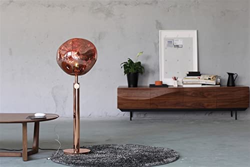 BNNP Mid Century Glass Floor Lamp with LED Lights