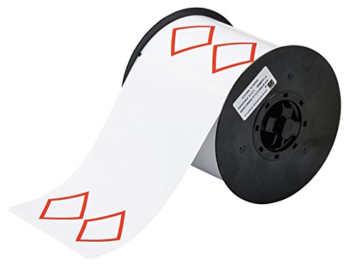 Brady B30-262-7569-CLP2 Vinyl Film, 4.000" x 6.000" BBP31 2 Color GHS Vinyl Tape - 2 Diamond (1 Roll of 200 Labels )