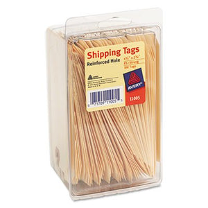 Shipping Tags, 2 3/8 x 4 1/4, Manila, 100/Pack, Sold as 100 Each