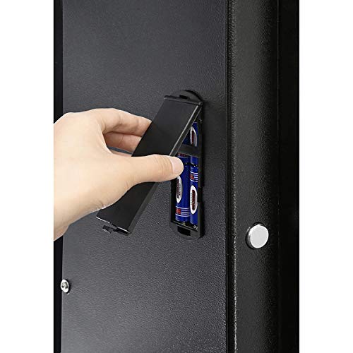 PARAGON SAFES 7501 Electronic 5-Gun and Rifle Safe – 4.26 cu ft Solid Steel Gun Cabinet for Firearms (Black)