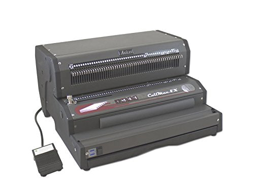 Akilies CoilMac-EX41+ Plus Coil Binding Machine, Electric Oval Hole Punch & Inserter 4:1
