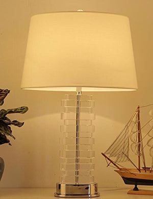 CJSHVR-Continental Bedroom Bed Lamps Luxury Modern Crystal Lamps Upscale Minimalist Study Wedding Living Room Lamp The Nordic Lamps