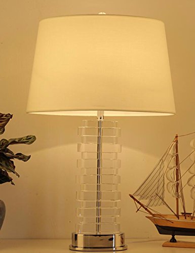 CJSHVR-Continental Bedroom Bed Lamps Luxury Modern Crystal Lamps Upscale Minimalist Study Wedding Living Room Lamp The Nordic Lamps