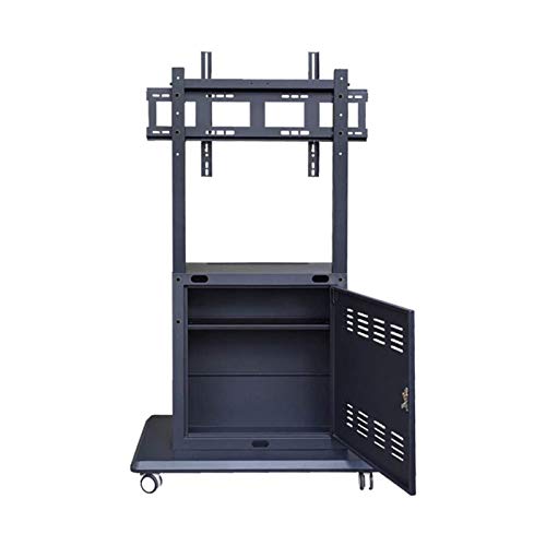 DADHI Mobile TV Stand with Terminal Cabinet, 40-86 Inch Adjustable Height