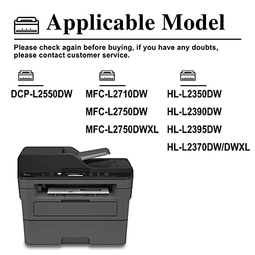 (Black,6-Pack) Compatible Toner Cartridge Replacement for Brother TN730 TN-730 DCP-L2550DW MFC-L2710DW MFC-L2750DW MFC-L2750DWXL HL-L2350DW HL-L2390DW HL-L2395DW Printer Toner, Sold by Angelo.