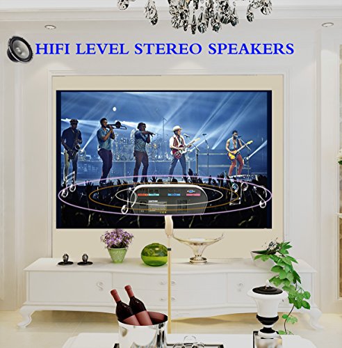 GP100 Video Projector,MTFY 3500 Lumens Portable LCD 1080P HD LED Projector,Home Theater Projector for Movie,TV,Photos,Games,DVD,PC,Laptop Support HDMI,USB,VGA,AV