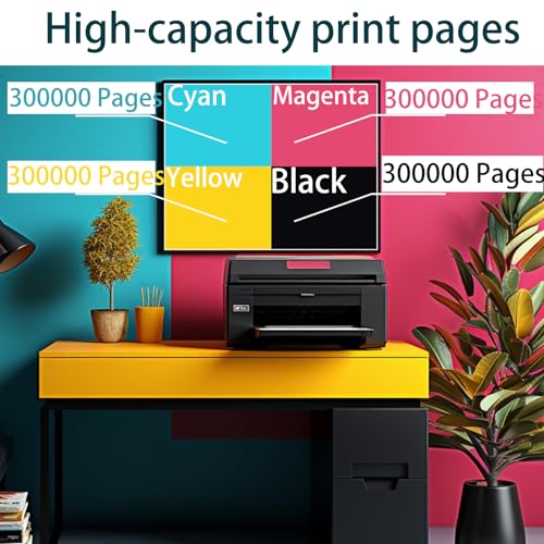 MYNVY DV313 Developer Unit Replacement for Konica Minolta Bizhub Printers (C/M/Y/K 1Set)