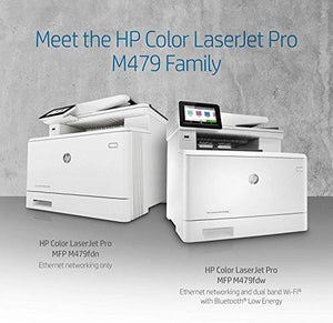 HP Color LaserJet Pro Multifunction M479fdw Wireless Laser Printer with Additional 550-Sheet Feeder Tray (CF404A)