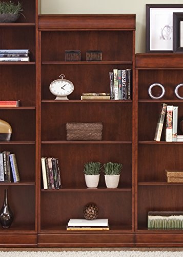 Liberty Furniture INDUSTRIES 101-HO3072-RTA Louis Jr Executive Bookcase, 30" x 12" x 72", Deep Cherry