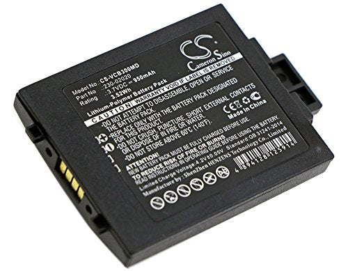 XSPLENDOR (10 Pack) Battery for Vocera B3000E/N Communications Badge 950mAh