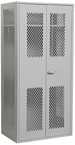 Salsbury Industries Military TA Storage Cabinet, 78-Inch High by 24-Inch Deep, Gray