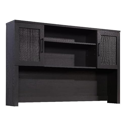 Sauder Tiffin Line Large Hutch in Raven Oak Finish
