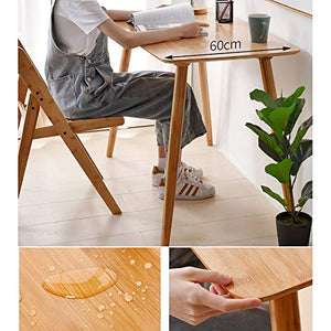 Computer Desk, Simple and Modern Bamboo Home Office Desk, Gaming Desk Workstation for Office/Study/Bedroom, Easy to Assemble, Length: 31.5"/39.4" (Size : 80×60×76cm)