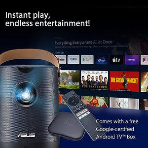 ASUS ZenBeam L2 Smart Portable LED Projector - 960 Lumens, 1080P, Bluetooth Speaker