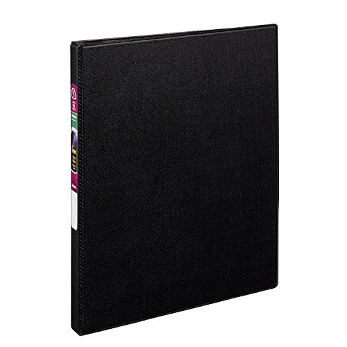 Avery Durable Binder, 1/2 inch Slant Rings, 120-Sheet Capacity, DuraHinge, Black (27050)