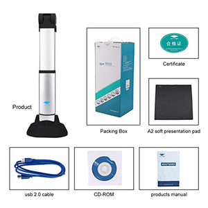 eloam Document Camera with HD CMOS Sensor and OCR Function Time Shooting for Office, Classrooms, Labs, Meeting Room Shooting for Office, Classrooms, Labs, Meeting Room