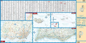 Laminated Portugal Map by Borch (English Edition)