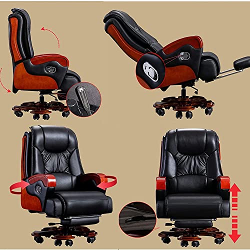 HUIQC Boss Chair Managerial Cowhide Executive Chair