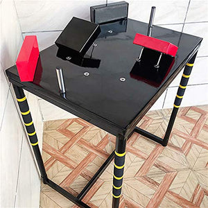 HENGGE Standard Arm Wrestling Table -Armwrestling Training Equipment- is Suitable for Home Office Gym Club,Black
