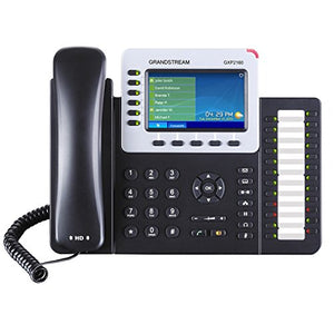 Business Phone System by Grandstream 8-Line Ultimate Pack: Color Phones Including Auto Attendant, Voicemail, Cell & Remote Phone Extensions, Call Recording & Free Dialtone for 1 Year (8 Phone Bundle)