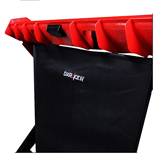 DXRacer DGD/1000/NR Newedge Edition gaming desktop office desk computer desks pc desk gaming table Ergonomic Comfortable Desk (Black/Red)