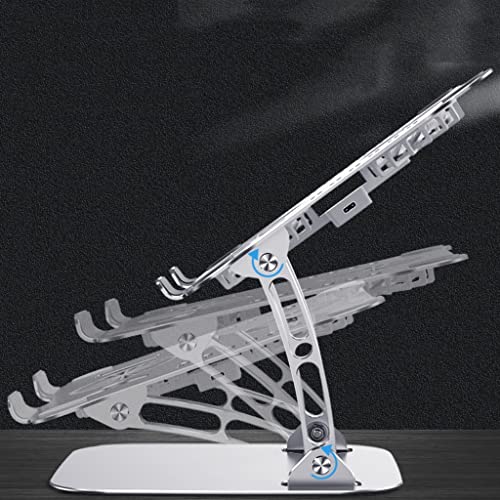 ZYSXJMY Aluminum Alloy USB Lnterface Laptop Stand Dual Fan Radiator Foldable Cooling Base Bracket Mute Notebook Computer Bracket